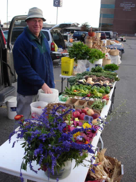 Jerry at the Farmers Market