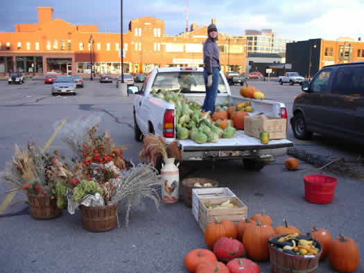 Kyle at Farmers Market